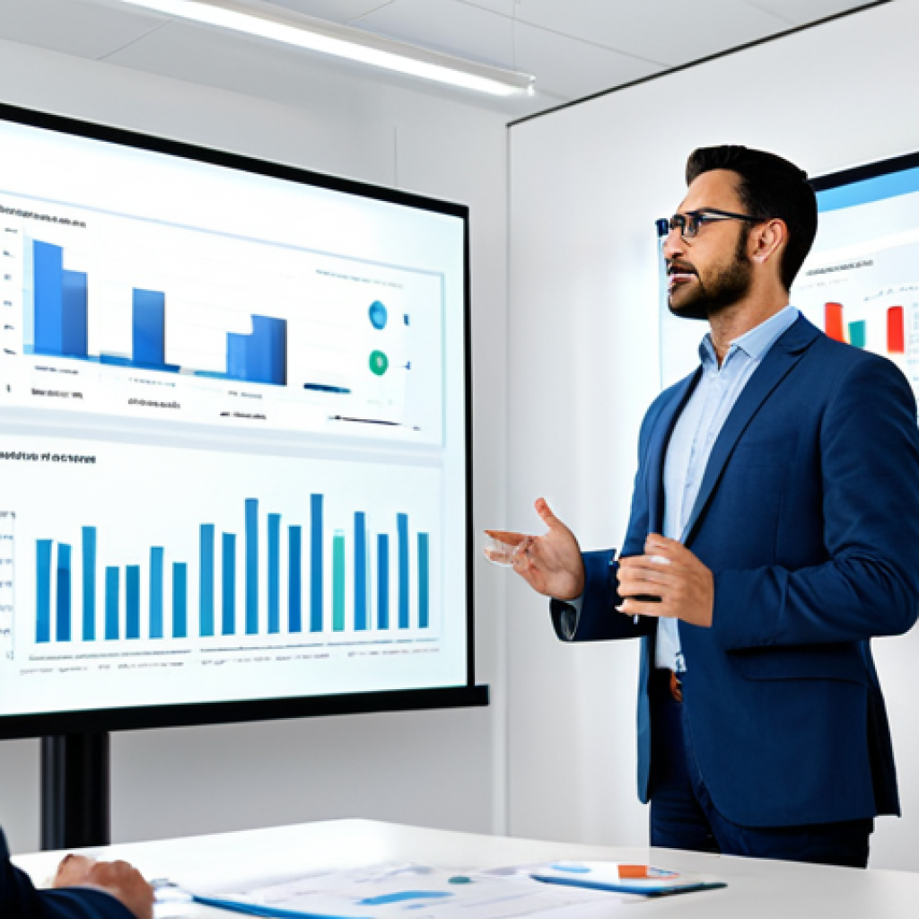 크라우드펀딩 투자자와의 신뢰 구축 방법 - Regular Updates - Transparency**

"A project leader giving a presentation to investors in a bright, ...