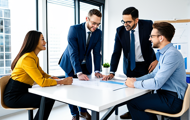 크라우드펀딩 투자자와의 신뢰 구축 방법 - Regular Updates - Transparency**

"A project leader giving a presentation to investors in a bright, ...