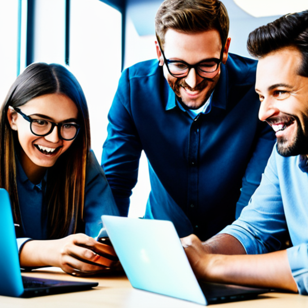 크라우드펀딩 투자자의 감정적 요인 분석 - The Eureka Moment**

"A diverse group of people huddled around a holographic projection of a new gad...