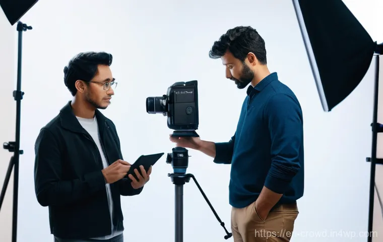 크라우드펀딩 성공을 위한 콘텐츠 마케팅 전략 - **Prompt 2: Community Buzz and Engagement**
    "A vibrant group of three to four diverse young adul...