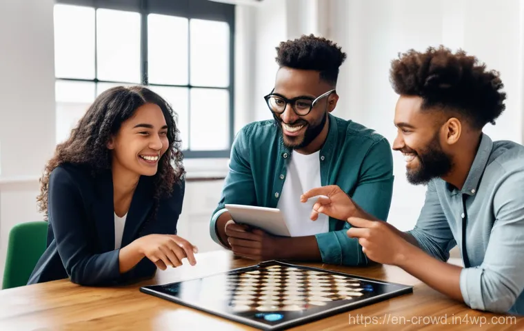 크라우드펀딩 프로젝트의 성공적인 론칭 기획 - **Prompt 1: The Spark of Connection and Idea Validation**
    "A bright, naturally lit modern co-wor...