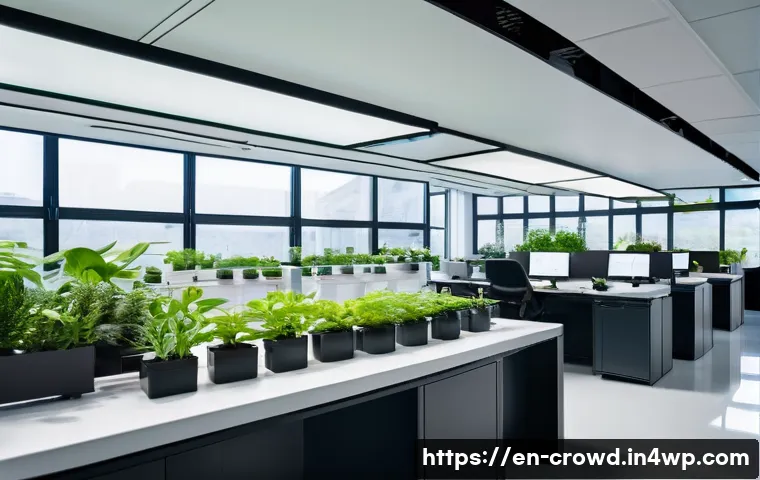 크라우드펀딩 투자 전략의 최신 트렌드 - A vibrant, futuristic green energy lab filled with diverse engineers and scientists collaborating on...